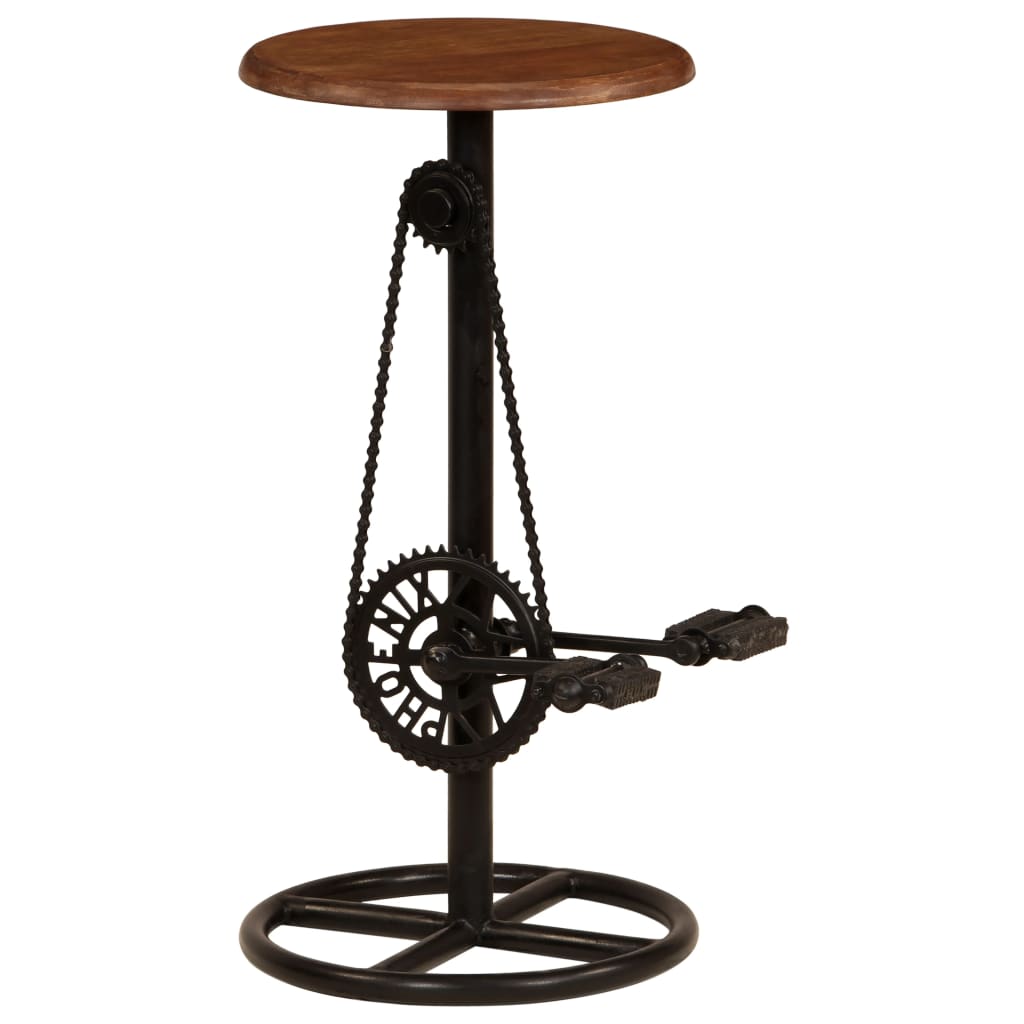 2 db tömör mangófa bárszék