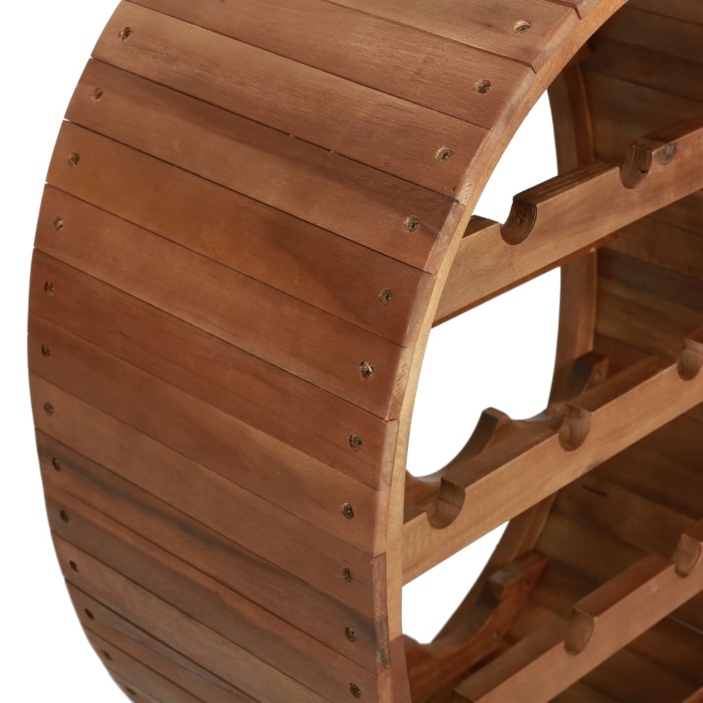 Akácfa bortartó állvány 13 palackhoz