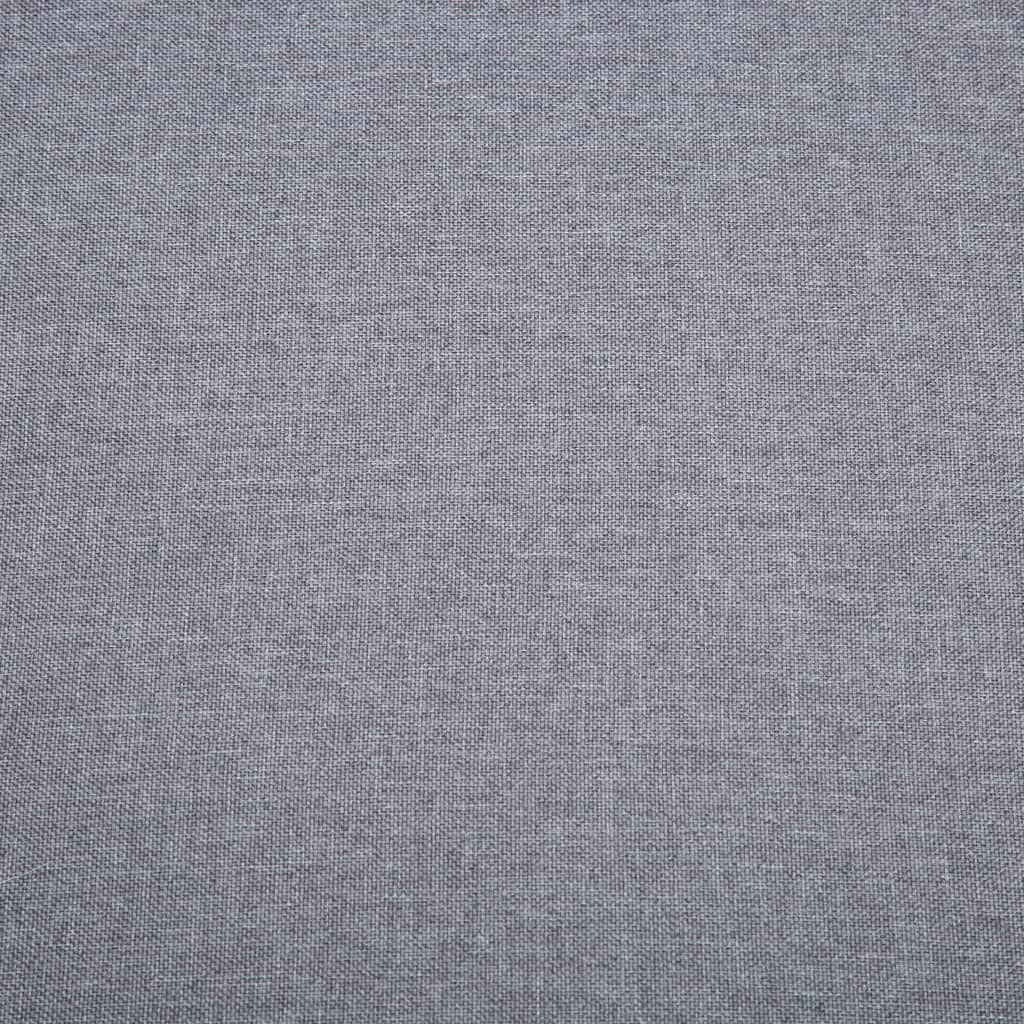 3 személyes világosszürke kárpitos kanapé 172 x 70 x 82 cm 3 személyes világosszürke kárpitos kanapé 172 x 70 x 82 cm