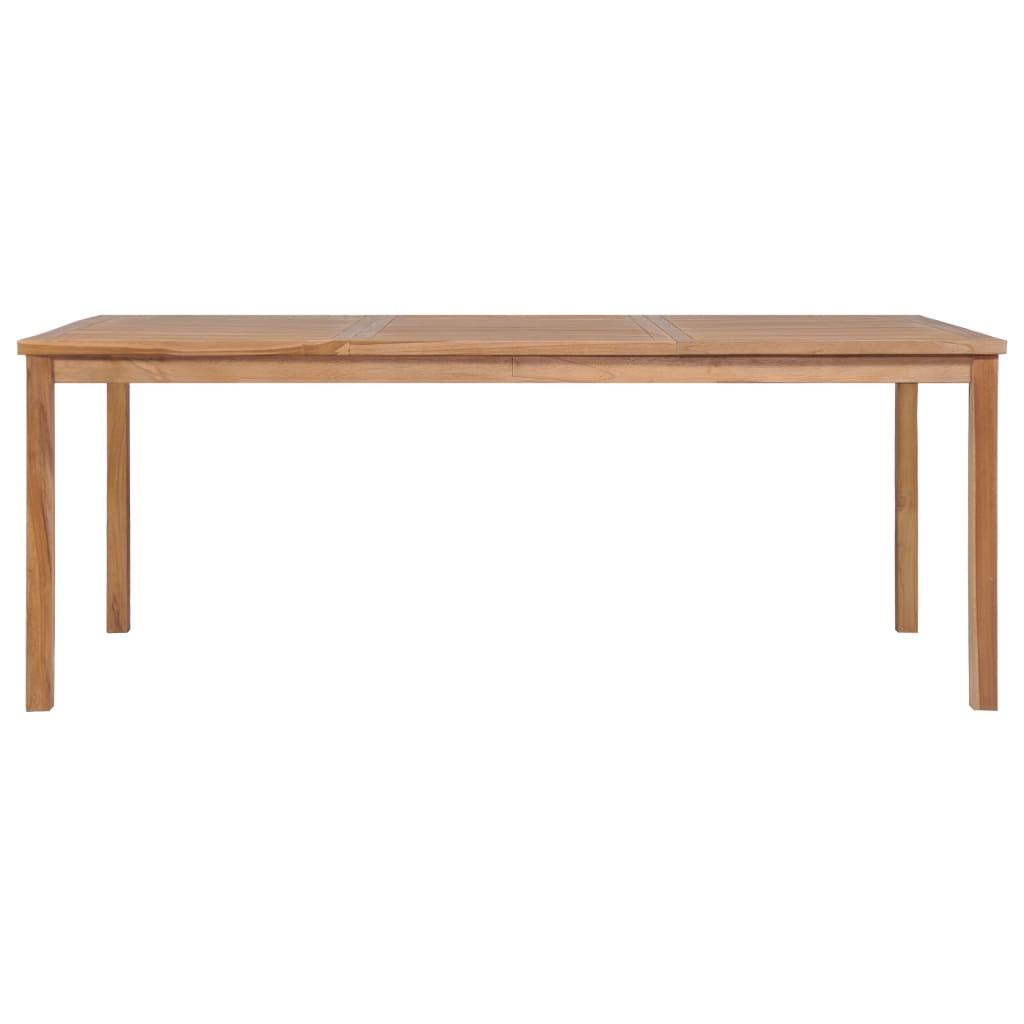 Tömör tíkfa kerti asztal 200 x 100 x 77 cm Tömör tíkfa kerti asztal 200 x 100 x 77 cm