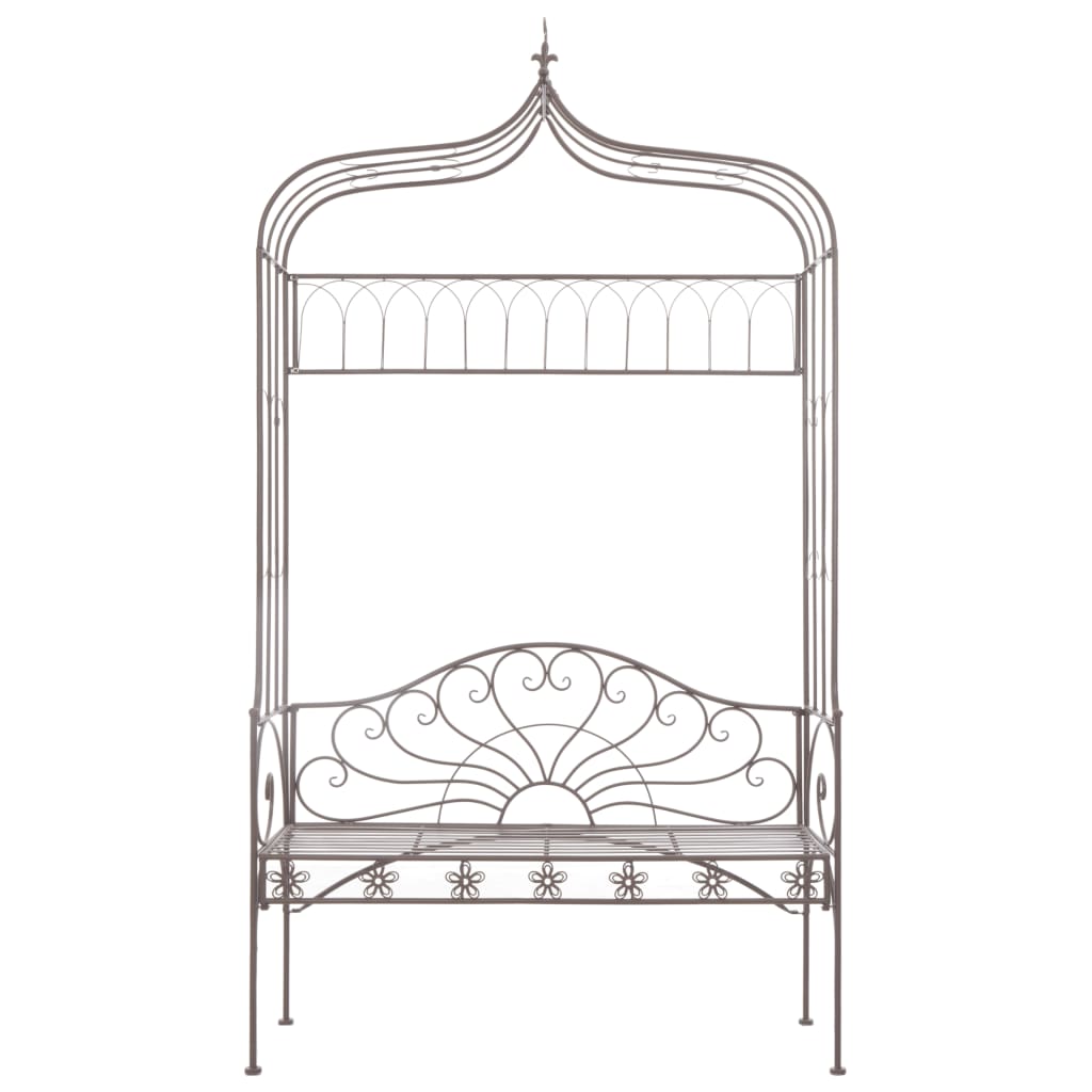 Barna antik vas kerti pad 122 cm