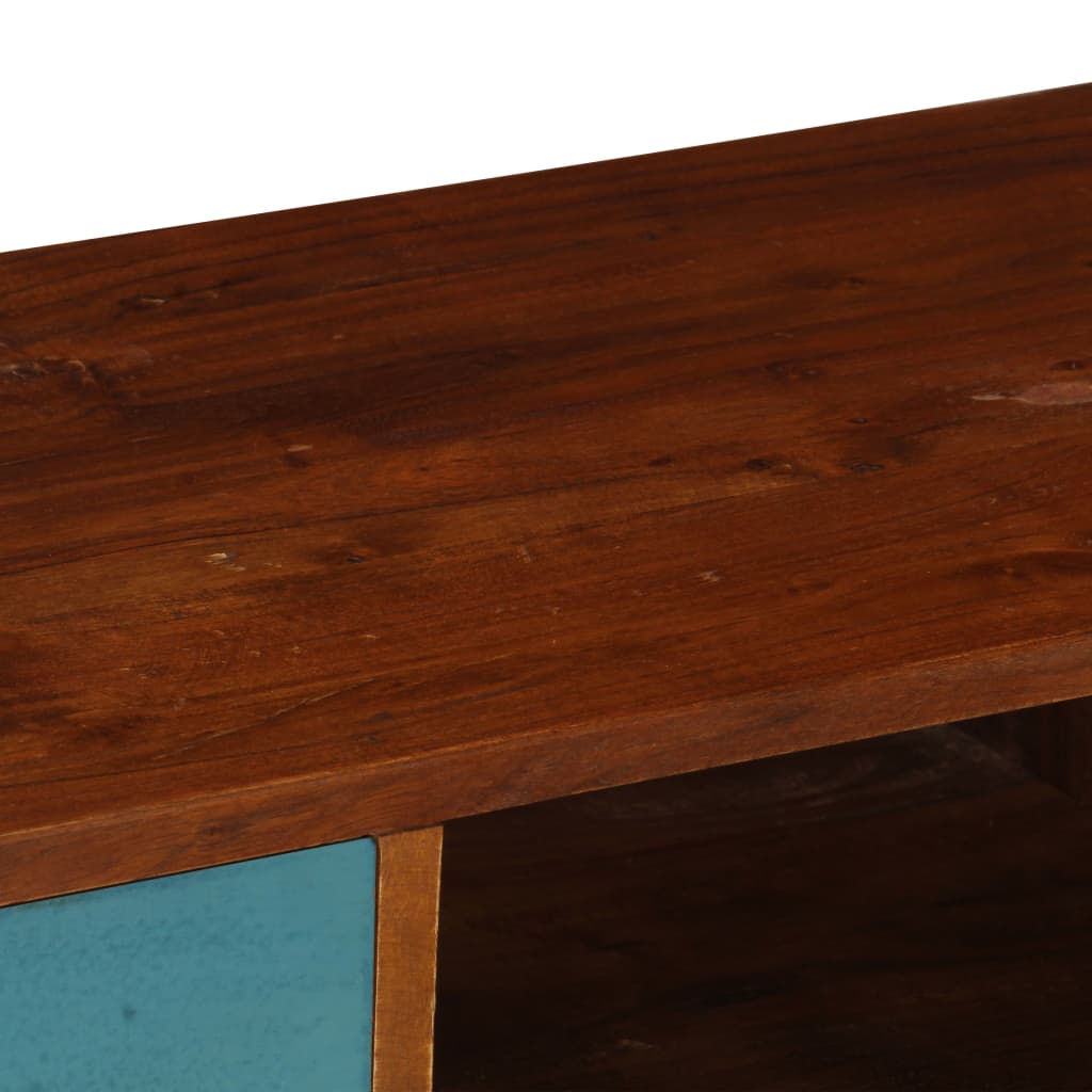 3 fiókos tömör akácfa tv-szekrény 110 x 35 x 50 cm