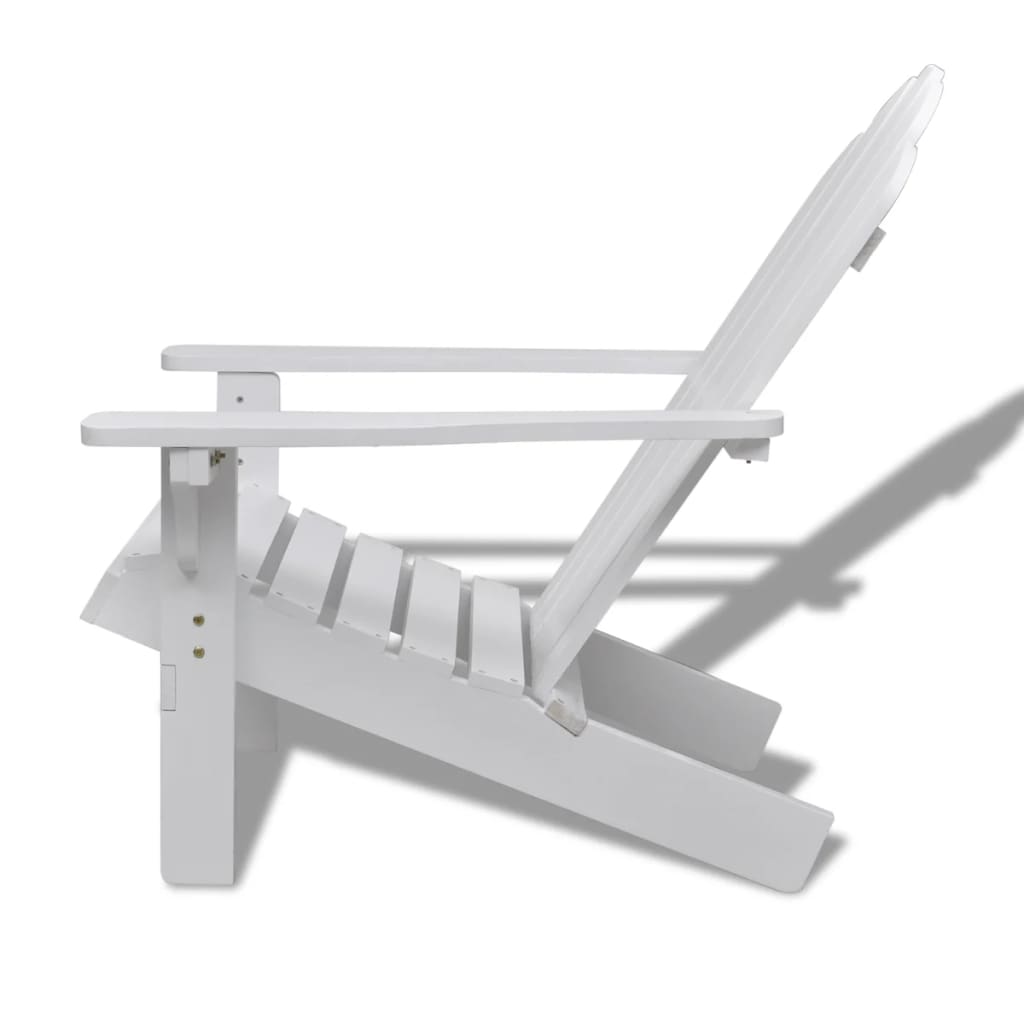 Fehér fa kerti szék