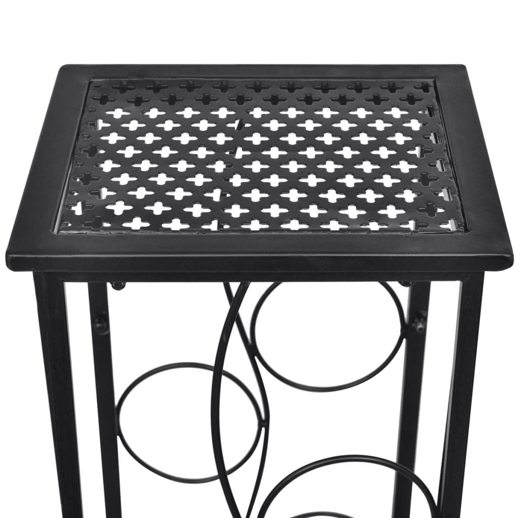 Fém bortartó állvány 8 palack számára