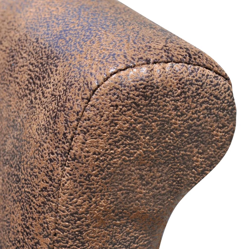 4 db barna műbőr étkezőszék