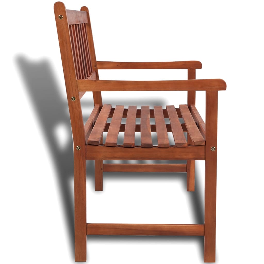 Tömör akácfa kerti pad 120 cm