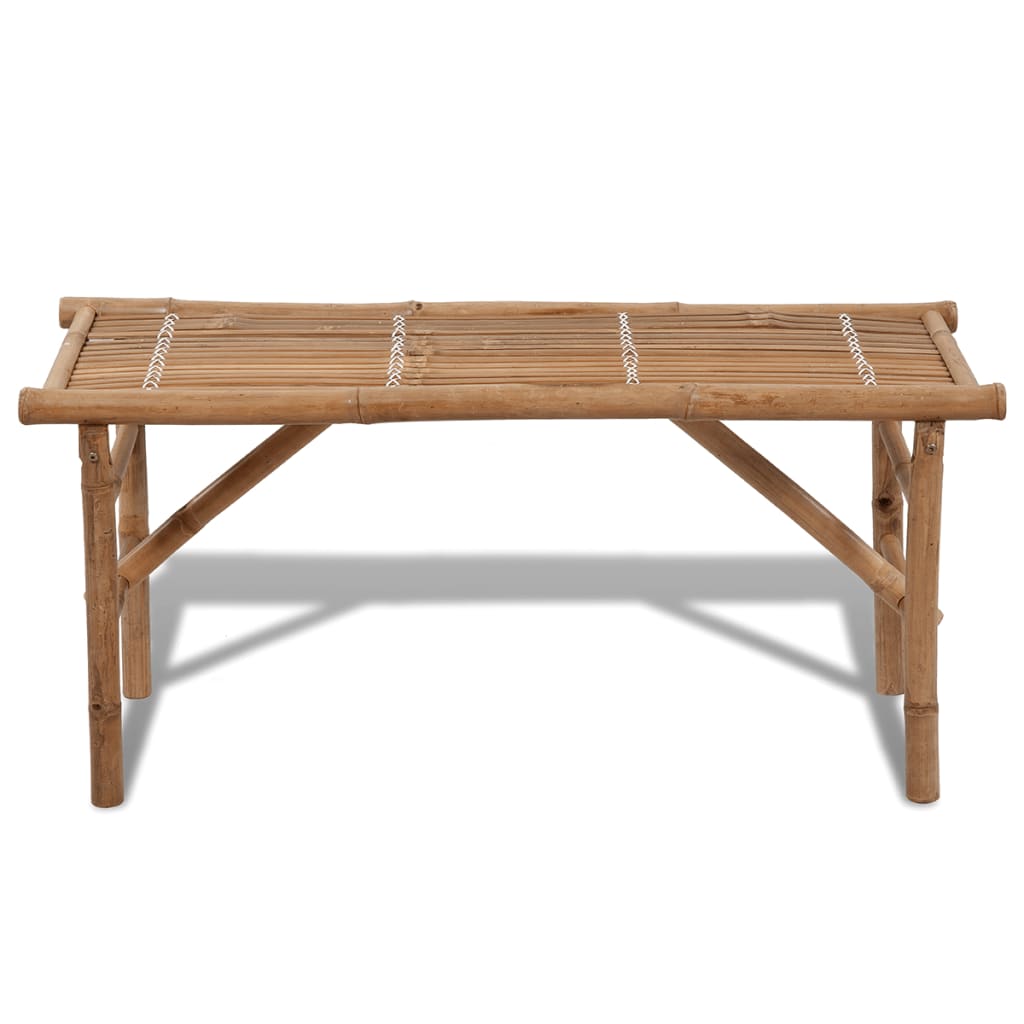 Összecsukható bambusz kerti pad 118 cm