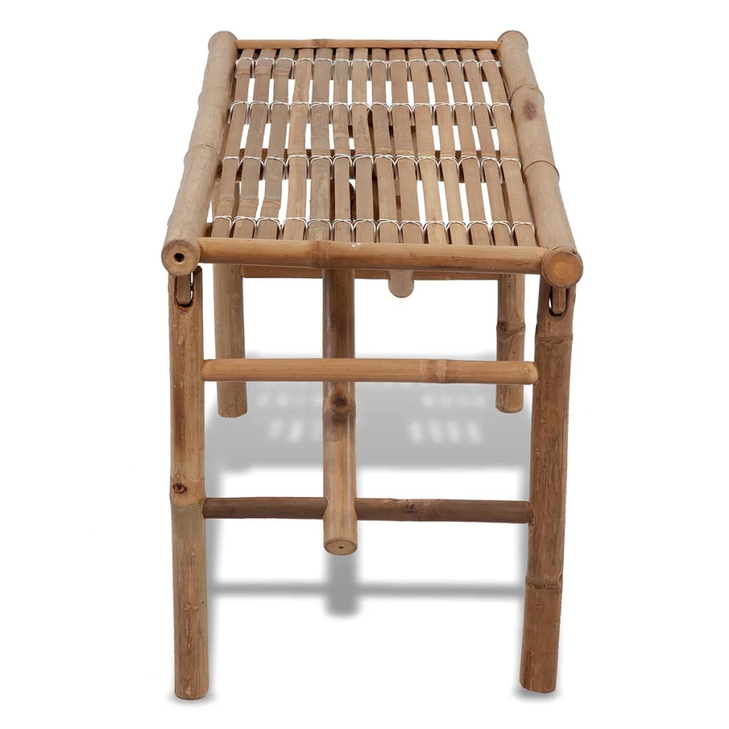 Összecsukható bambusz kerti pad 118 cm