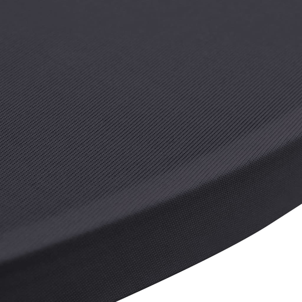 2 darab antracitszürke nyújtható asztalterítő 70 cm