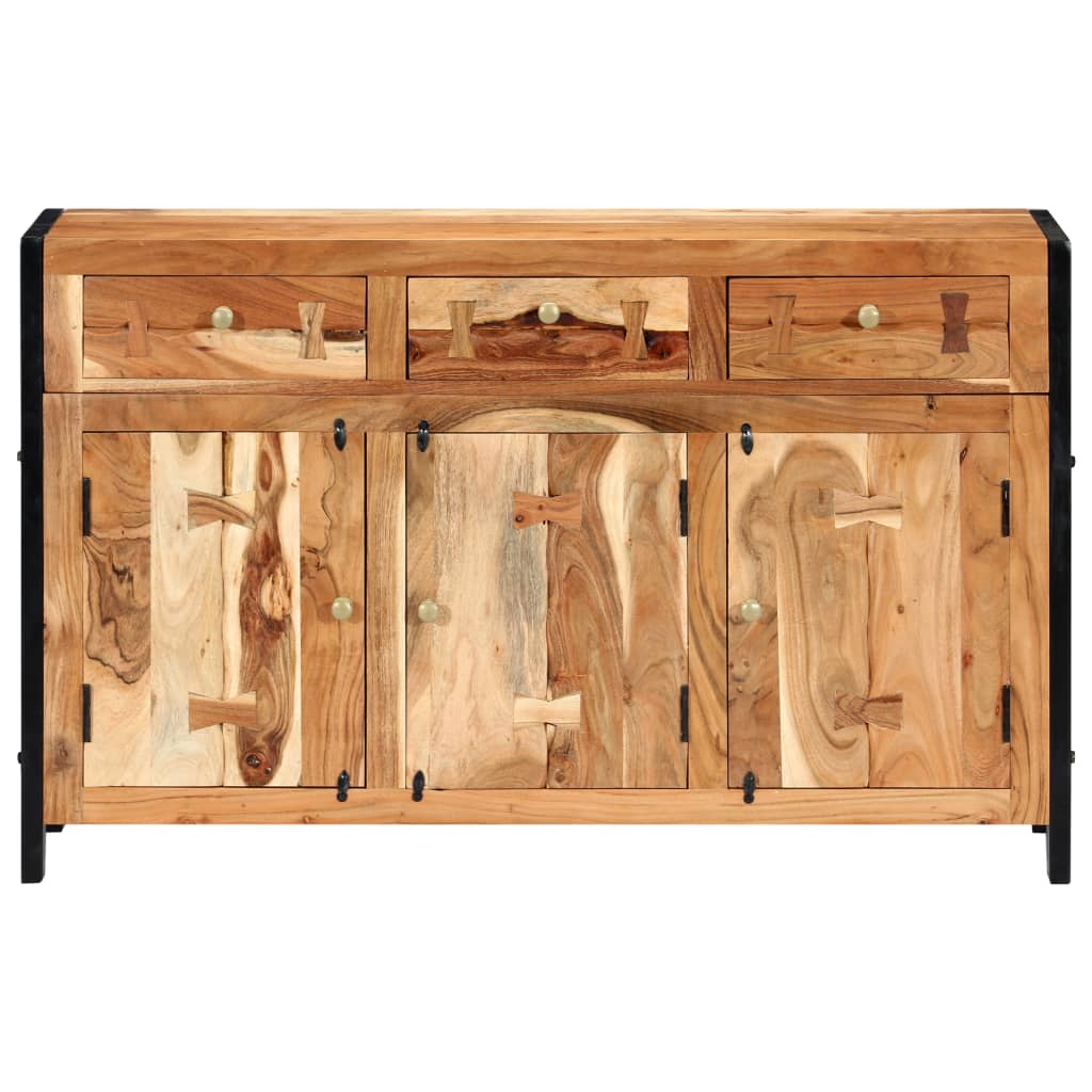 Tömör akácfa tálalószekrény 120 x 35 x 75 cm Tömör akácfa tálalószekrény 120 x 35 x 75 cm