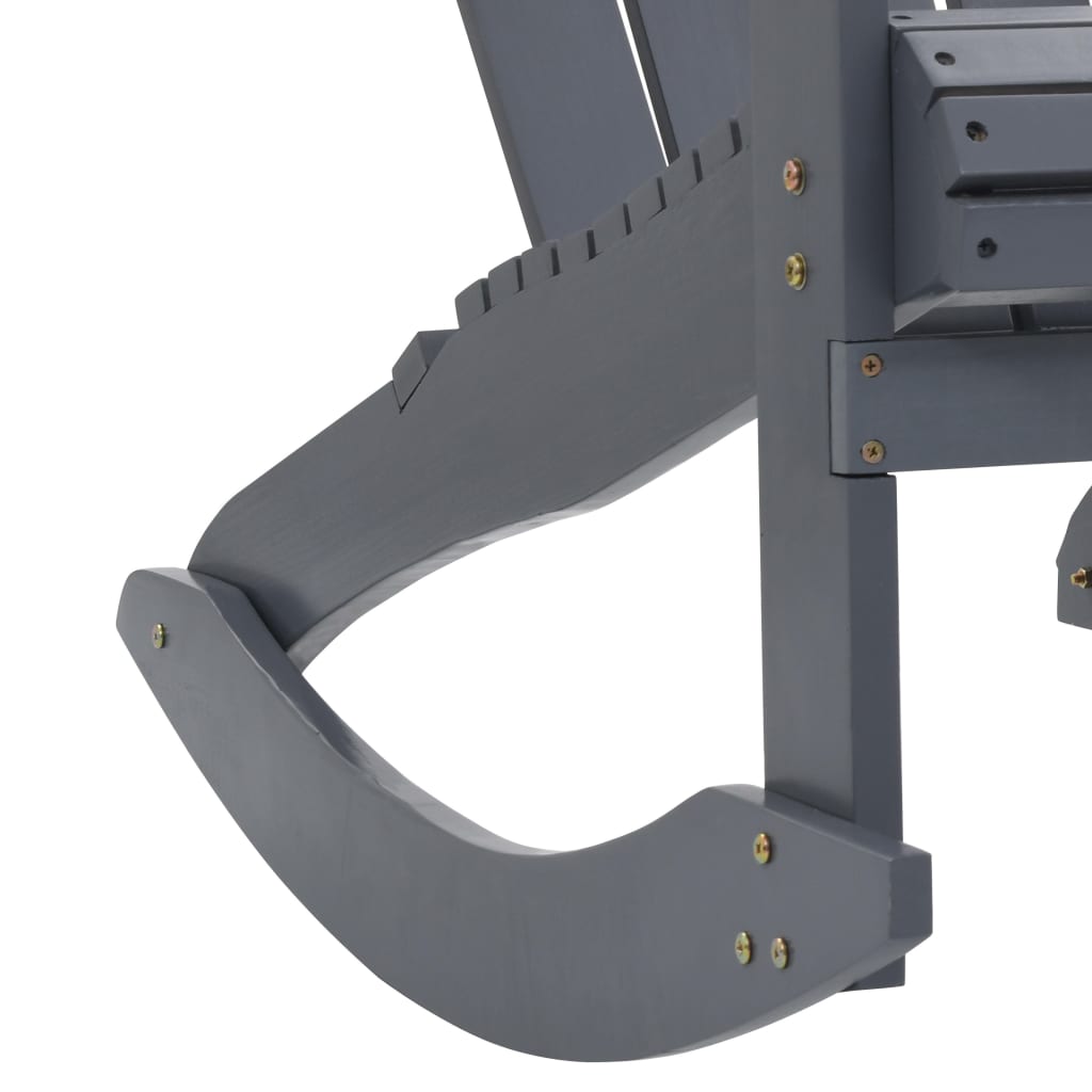 Szürke fa kerti hintaszék