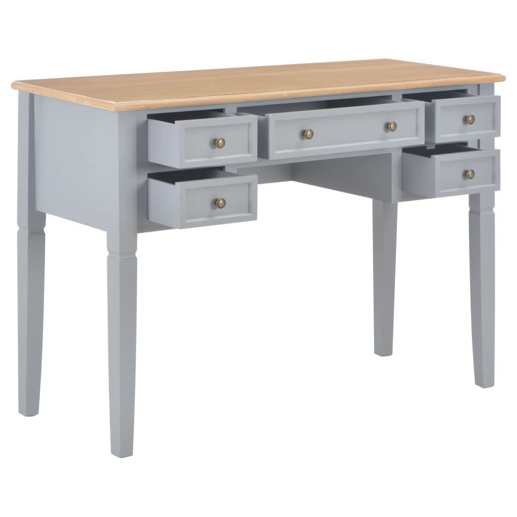 Szürke fa íróasztal 109,5 x 45 x 77,5 cm Szürke fa íróasztal 109,5 x 45 x 77,5 cm