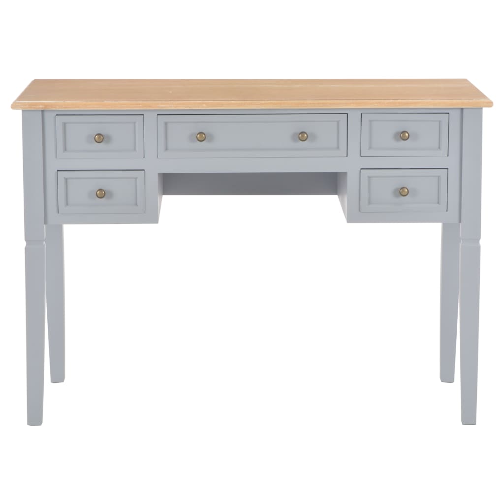 Szürke fa íróasztal 109,5 x 45 x 77,5 cm Szürke fa íróasztal 109,5 x 45 x 77,5 cm