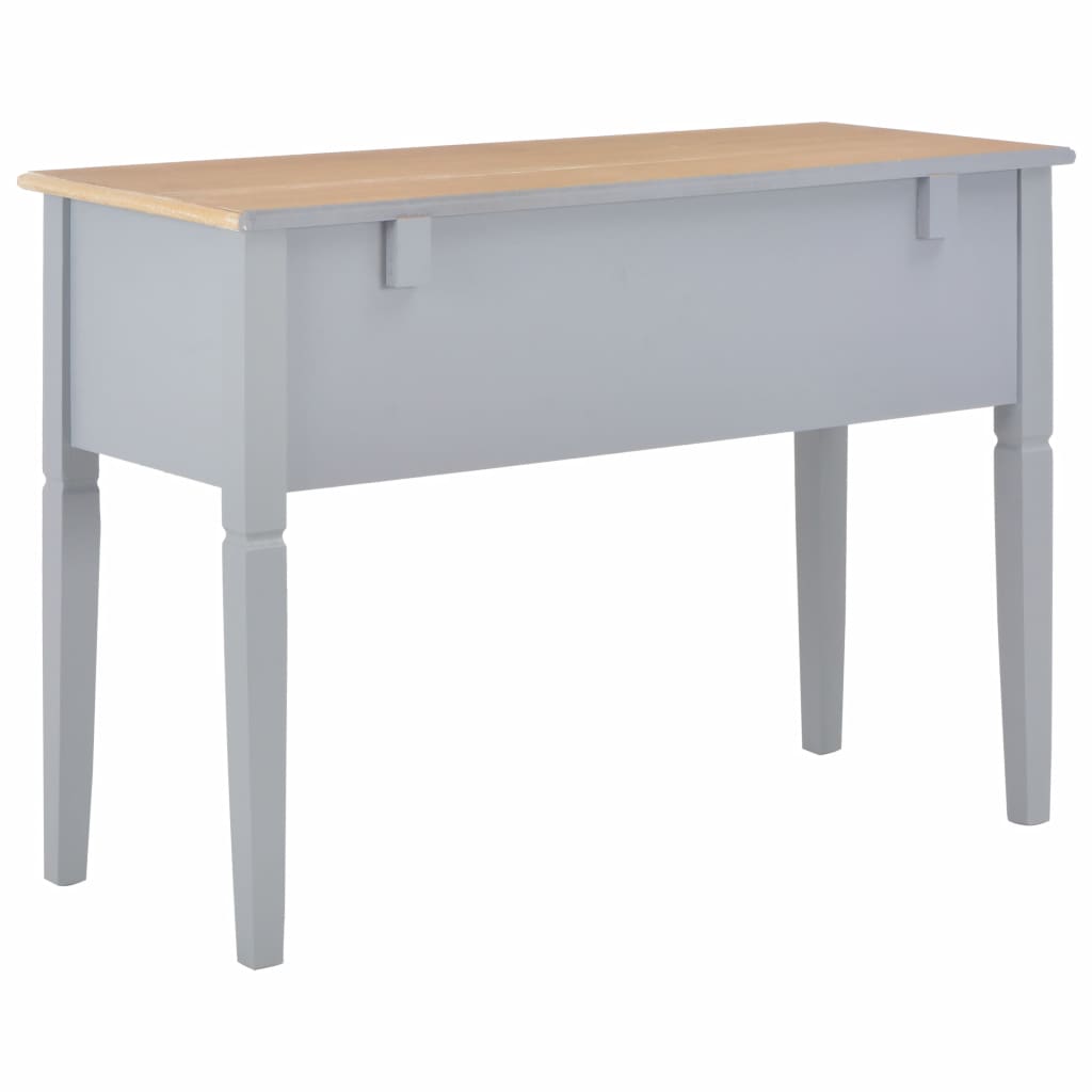Szürke fa íróasztal 109,5 x 45 x 77,5 cm Szürke fa íróasztal 109,5 x 45 x 77,5 cm