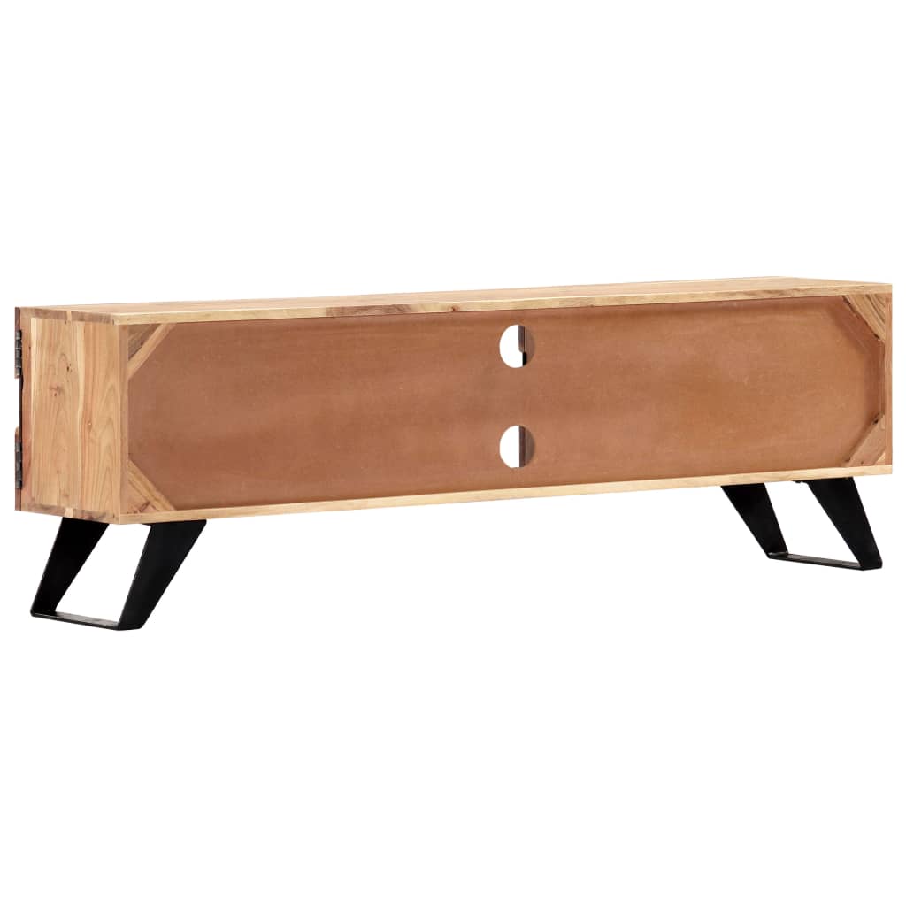 Tömör akácfa tv-szekrény 140 x 30 x 45 cm Tömör akácfa tv-szekrény 140 x 30 x 45 cm