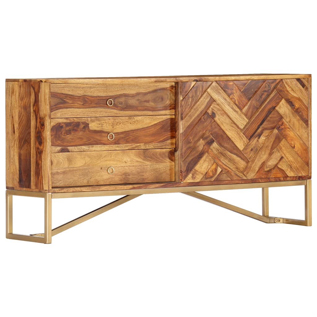 Tömör kelet-indiai rózsafa tálalószekrény 118 x 30 x 60 cm