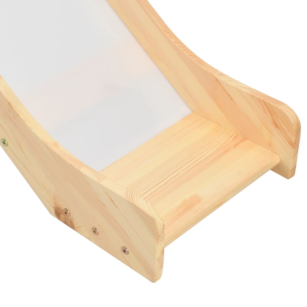 Fenyőfa gyermek galériaágy-keret csúszdával/létrával 97x208 cm Fenyőfa gyermek galériaágy-keret csúszdával/létrával 97x208 cm