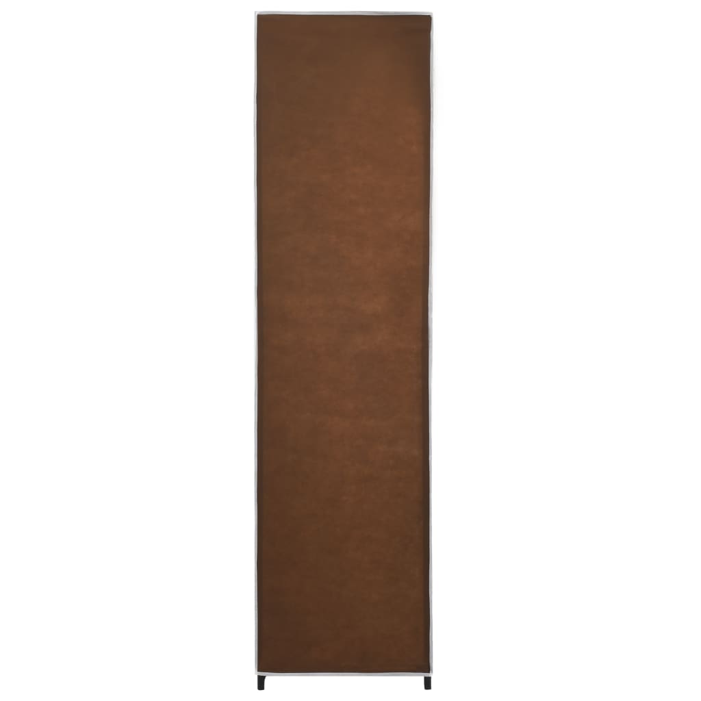 Barna ruhásszekrény 4 tárolórekesszel 175 x 45 x 170 cm Barna ruhásszekrény 4 tárolórekesszel 175 x 45 x 170 cm