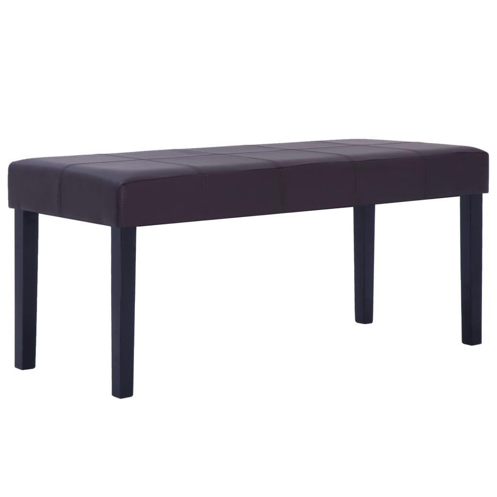 Barna műbőr pad 106 cm Barna műbőr pad 106 cm