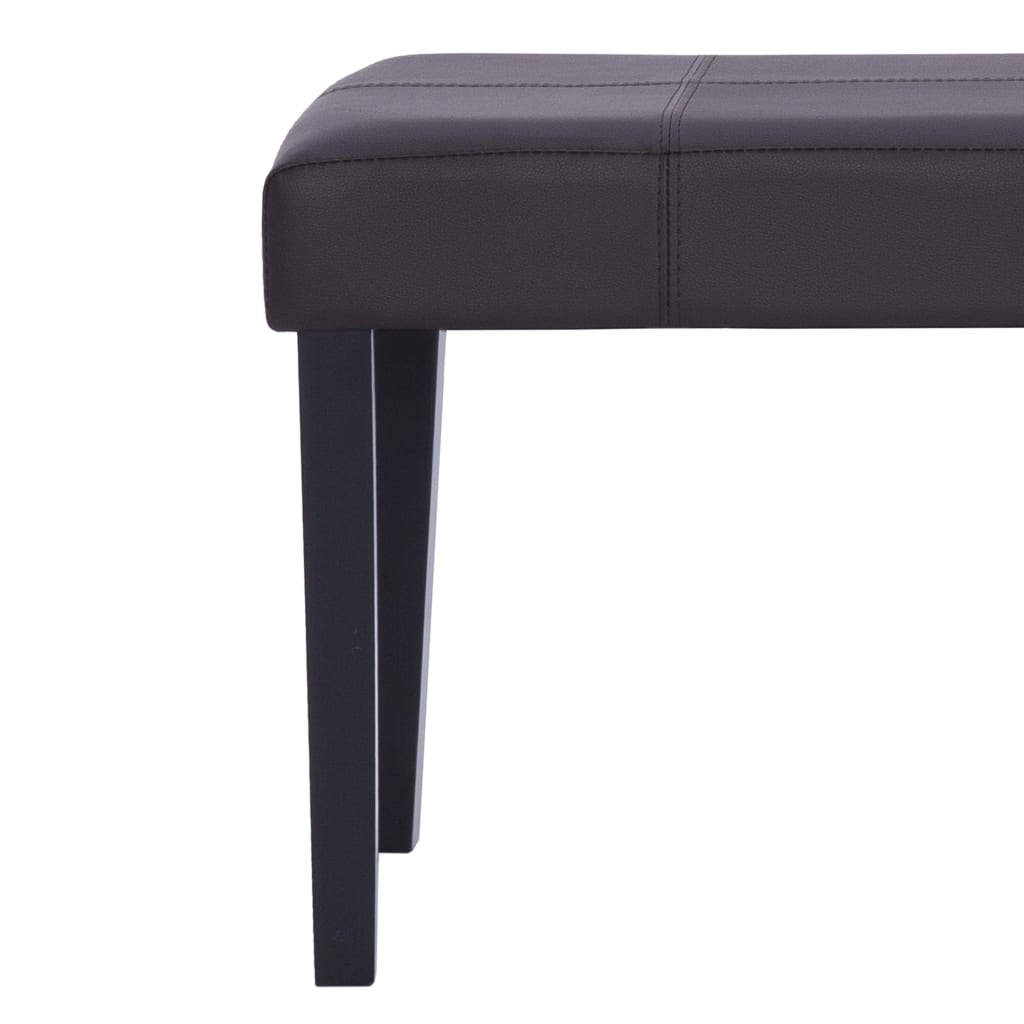 Barna műbőr pad 106 cm Barna műbőr pad 106 cm