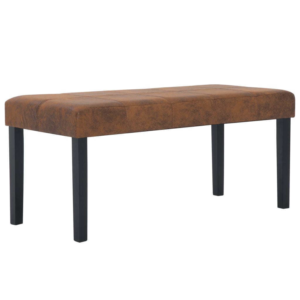 Barna művelúr pad 106 cm Barna művelúr pad 106 cm