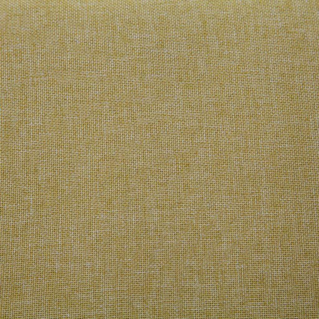 Zöld poliészter pad tárolórekesszel 116 cm