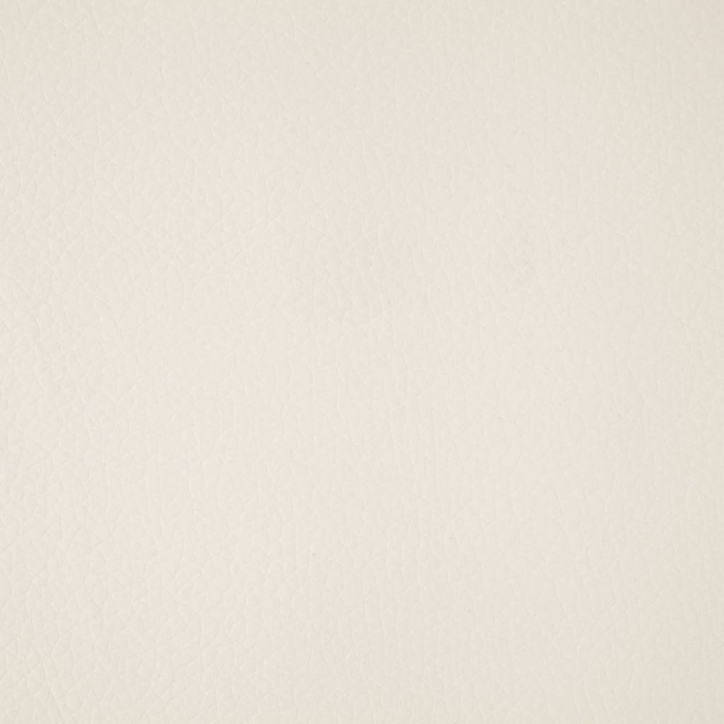 Krémszínű műbőr pad 139,5 cm