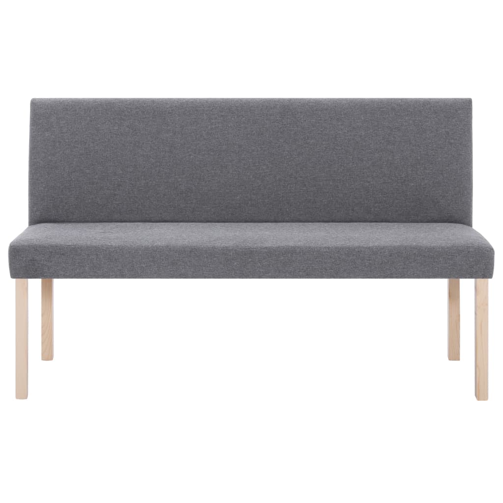 Világosszürke poliészter pad 139,5 cm Világosszürke poliészter pad 139,5 cm