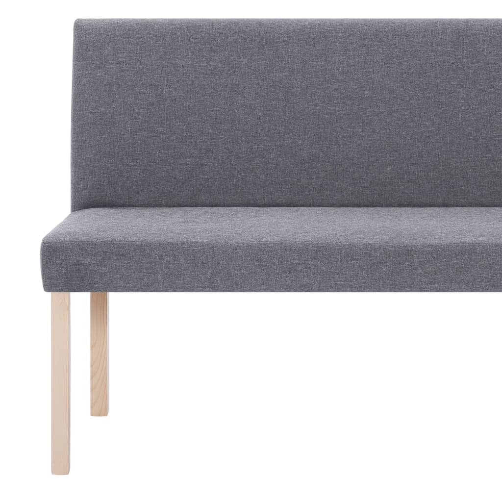 Világosszürke poliészter pad 139,5 cm Világosszürke poliészter pad 139,5 cm