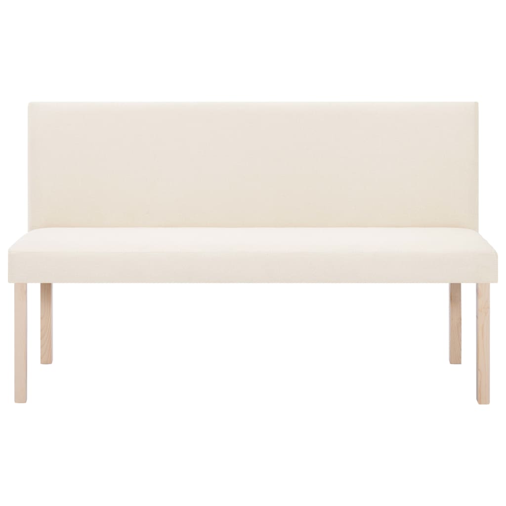 Krémszínű poliészter pad 139,5 cm Krémszínű poliészter pad 139,5 cm