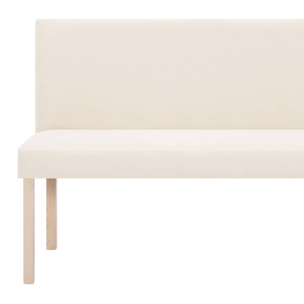 Krémszínű poliészter pad 139,5 cm Krémszínű poliészter pad 139,5 cm