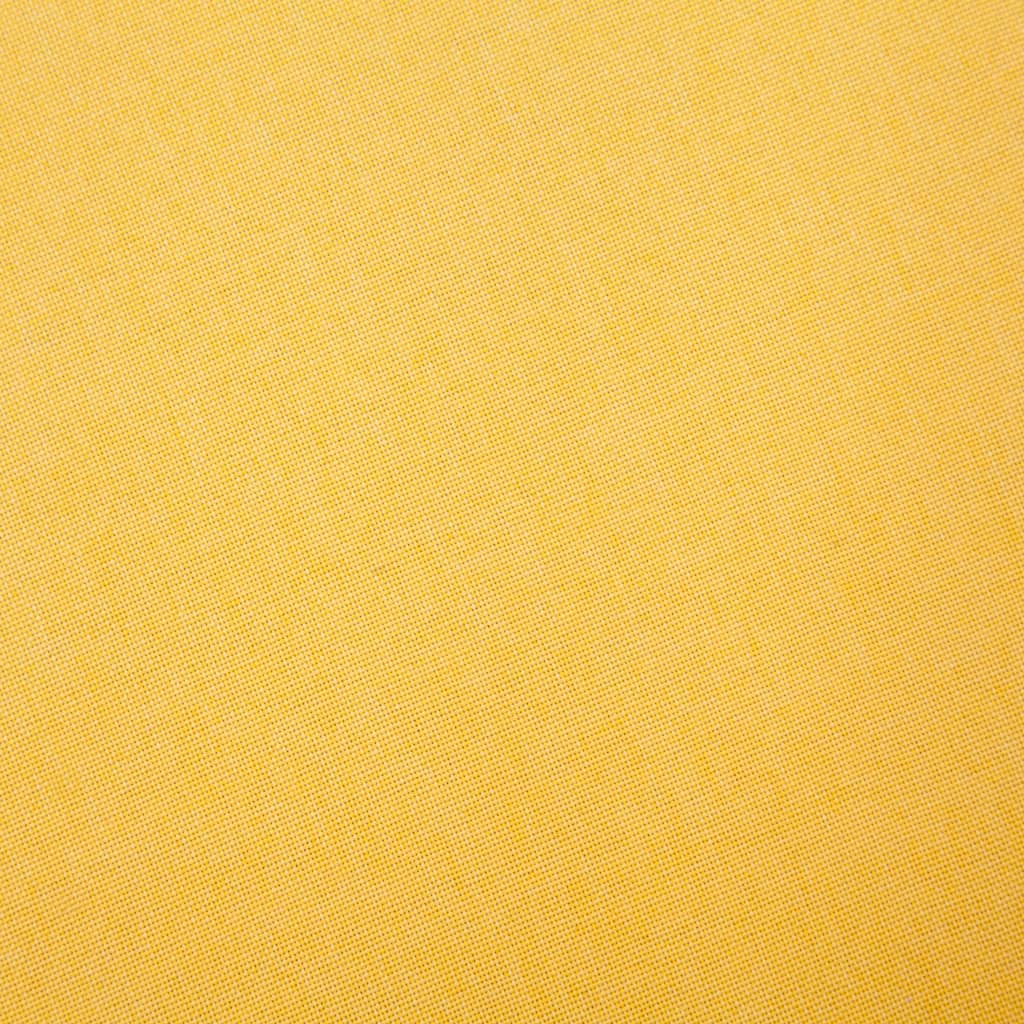 3-személyes sárga szövetkanapé