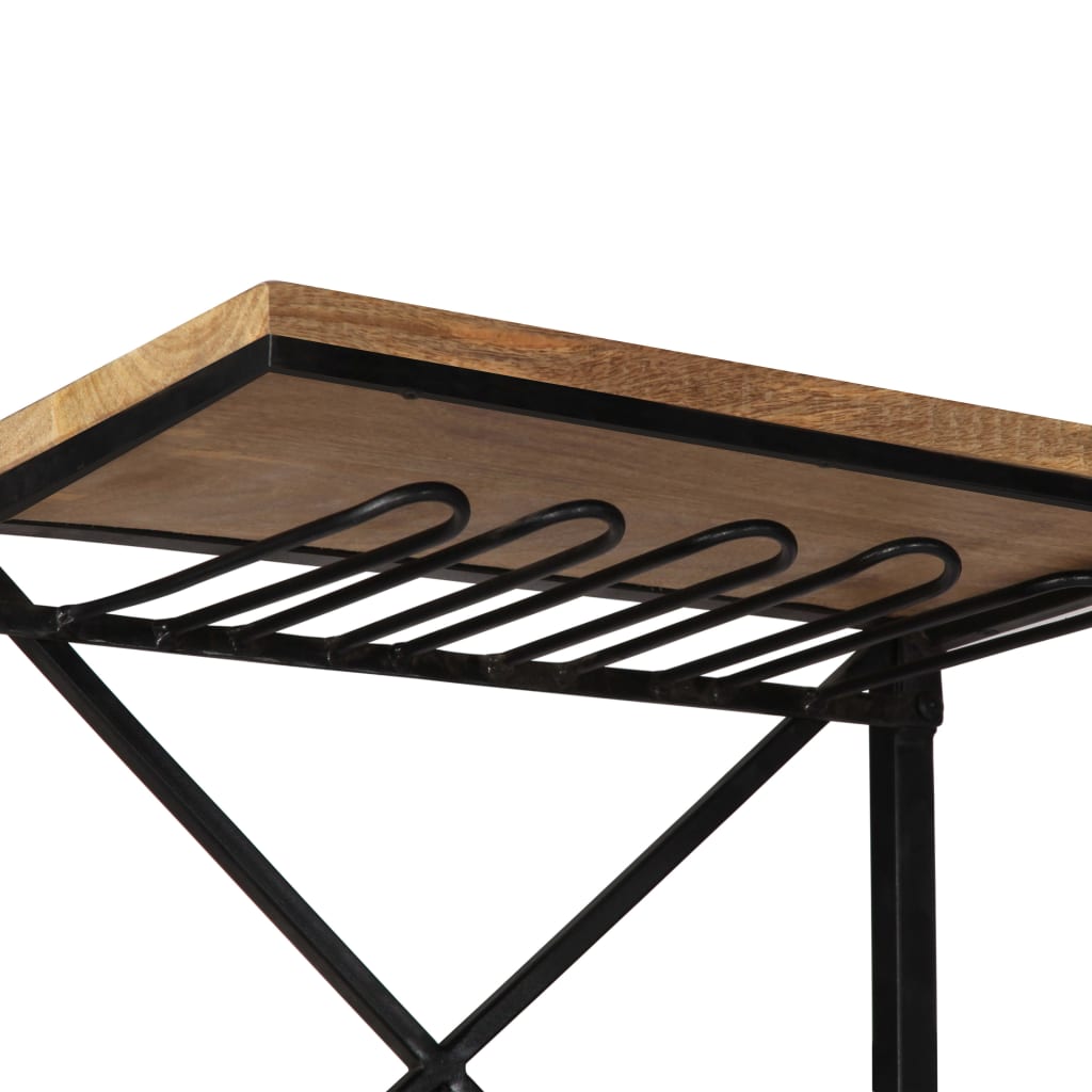 Tömör mangófa traktor borszekrény 49 x 32 x 183 cm