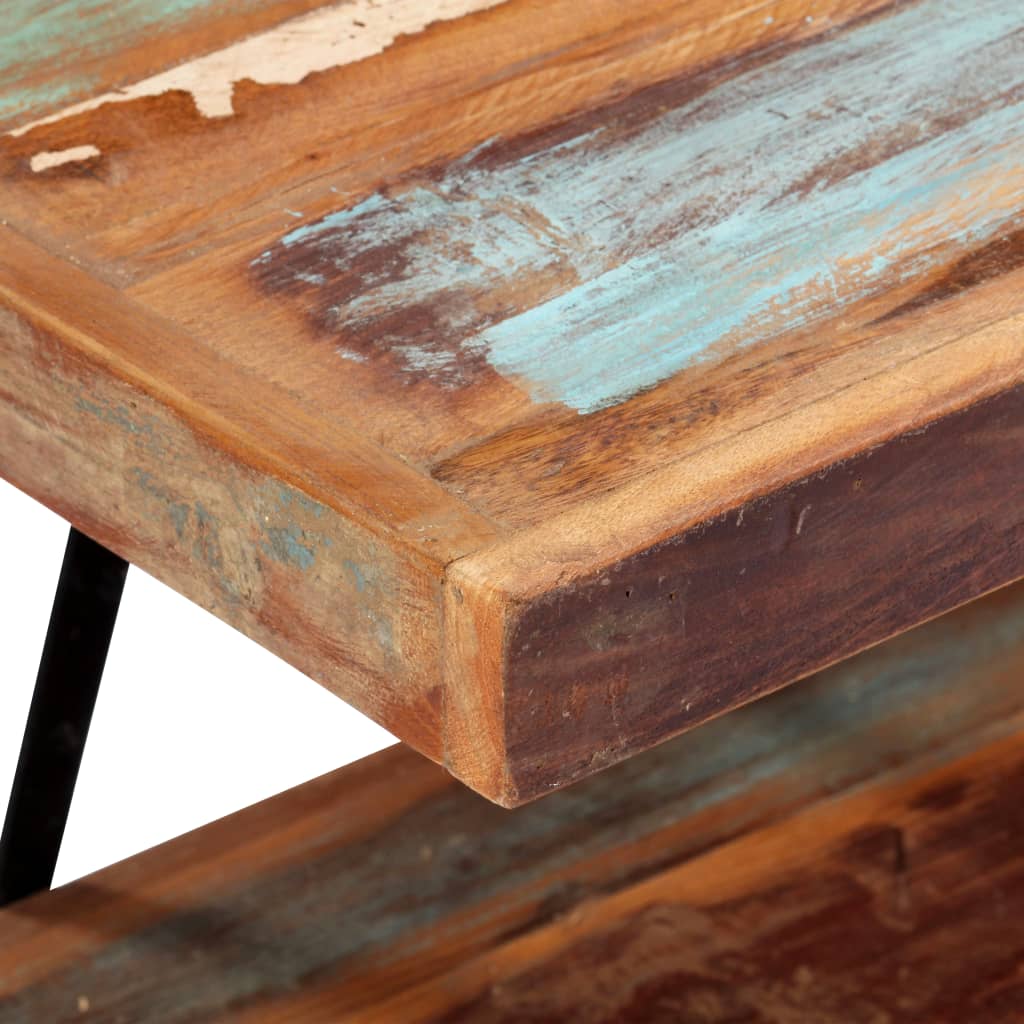 Tömör újrahasznosított fa tv-szekrény 160 x 40 x 50 cm