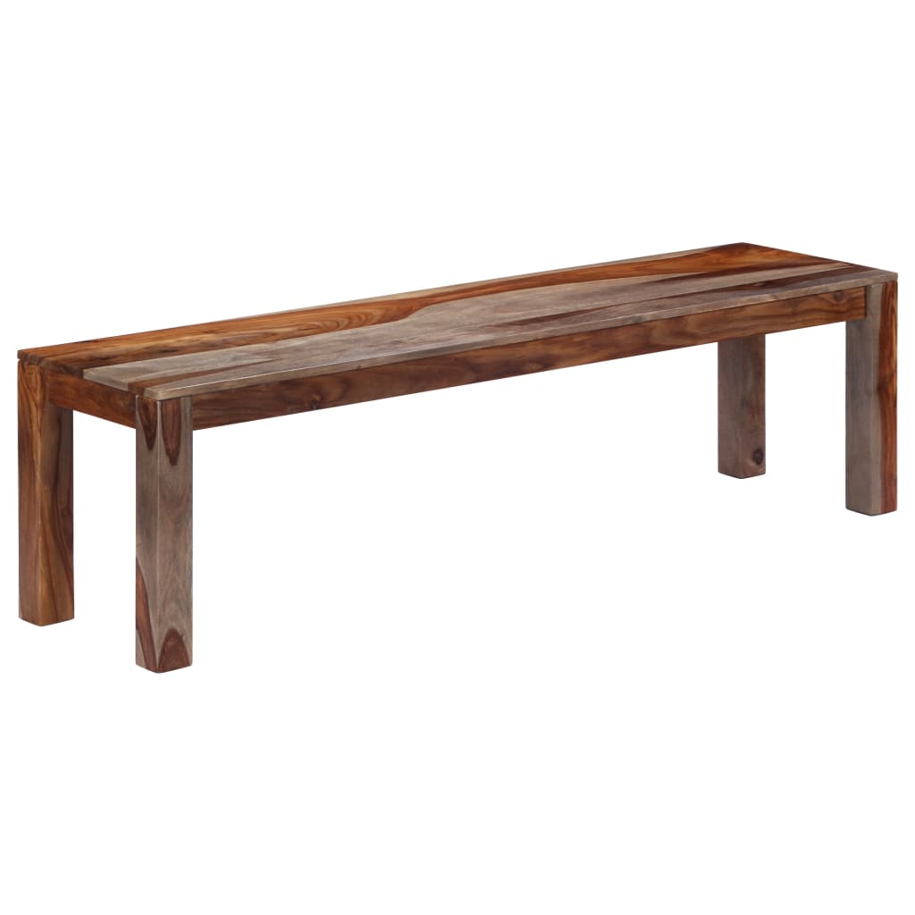 Szürke tömör kelet-indiai rózsafa pad 160 cm Szürke tömör kelet-indiai rózsafa pad 160 cm