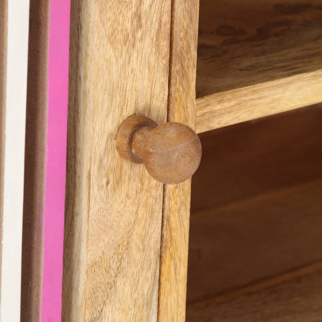 Tömör mangófa tv-szekrény 120 x 30 x 40 cm