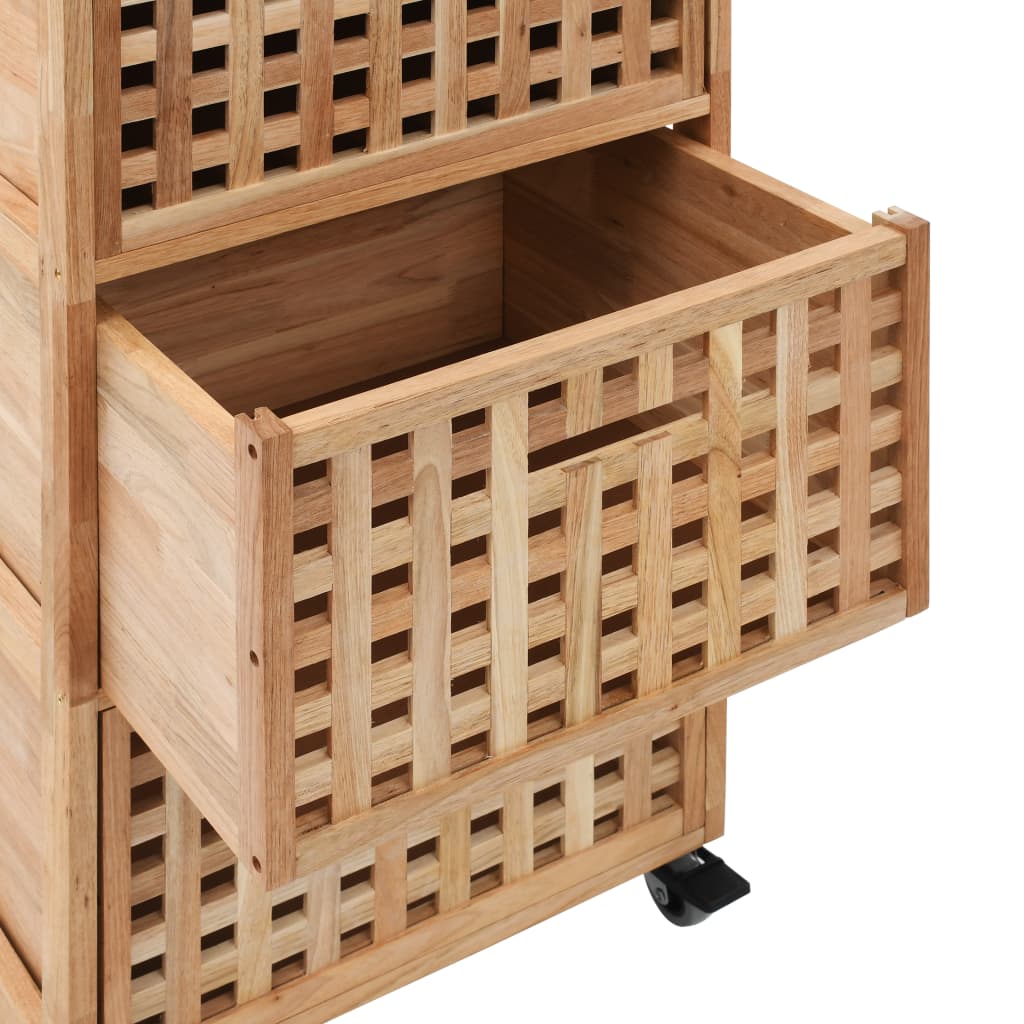 Tömör diófa fürdőszobai szekrény 41 x 41 x 91 cm