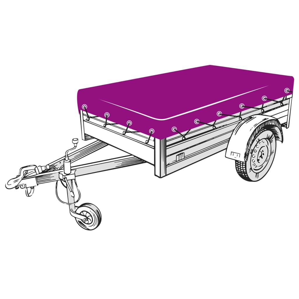 Fekete hdpe pótkocsiháló 2 x 3,5 m