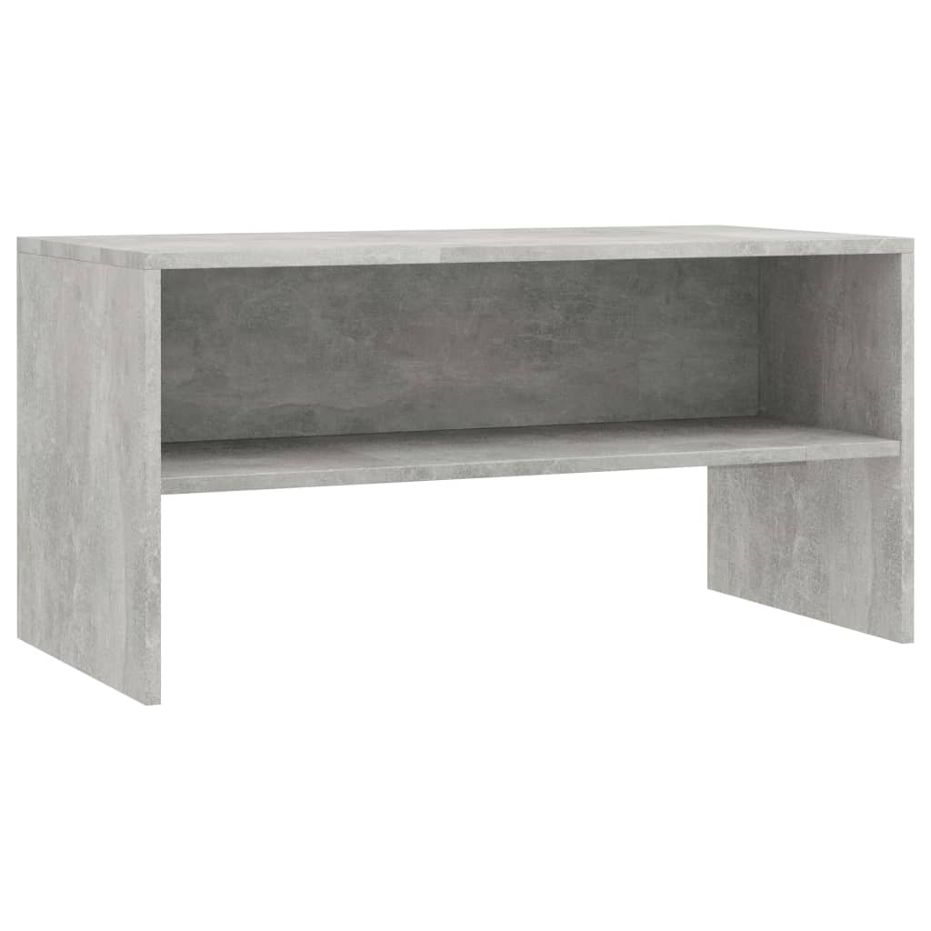 Betonszürke forgácslap tv-szekrény 80 x 40 x 40 cm