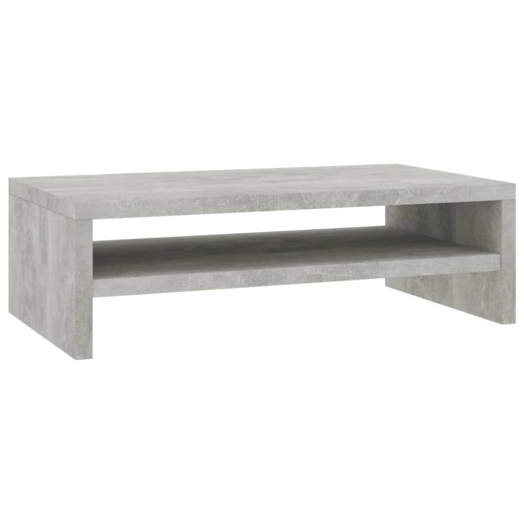 Betonszürke forgácslap monitorállvány 42 x 24 x 13 cm Betonszürke forgácslap monitorállvány 42 x 24 x 13 cm
