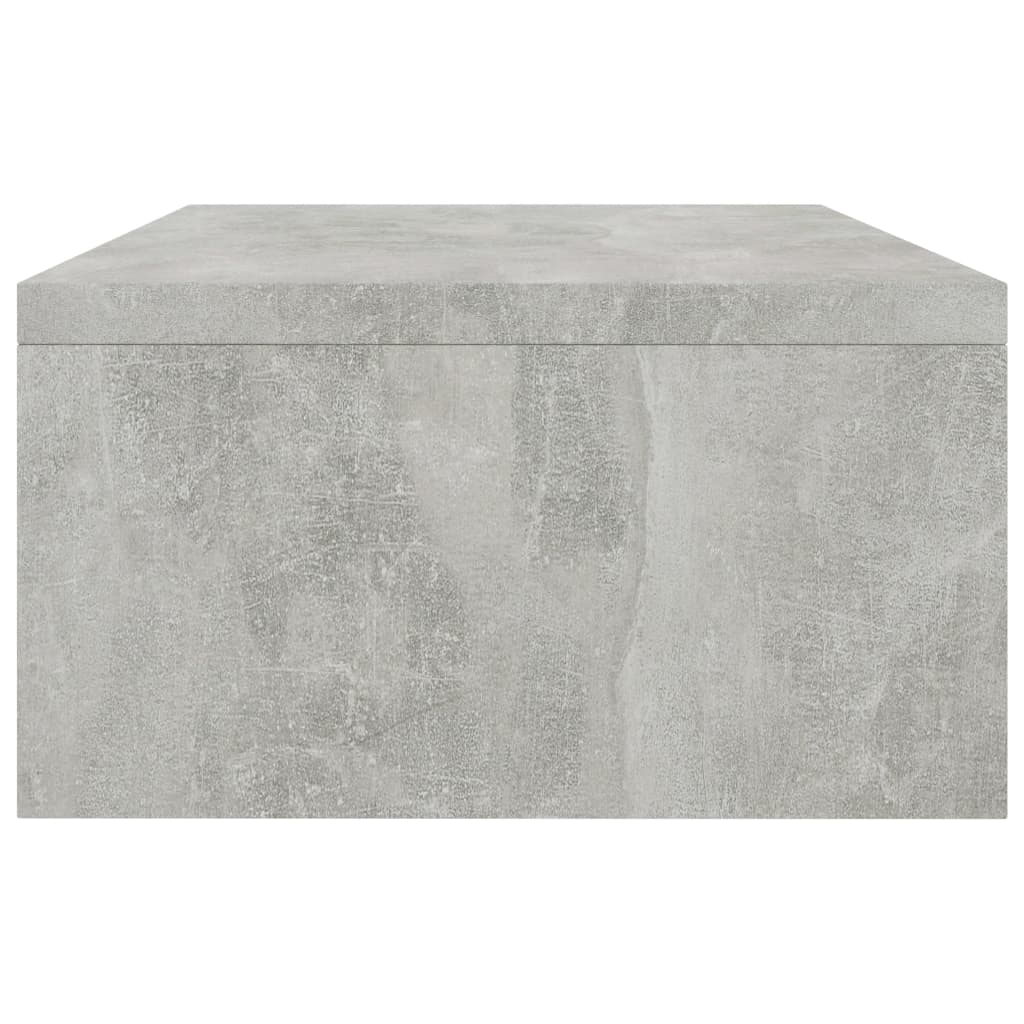 Betonszürke forgácslap monitorállvány 42 x 24 x 13 cm Betonszürke forgácslap monitorállvány 42 x 24 x 13 cm