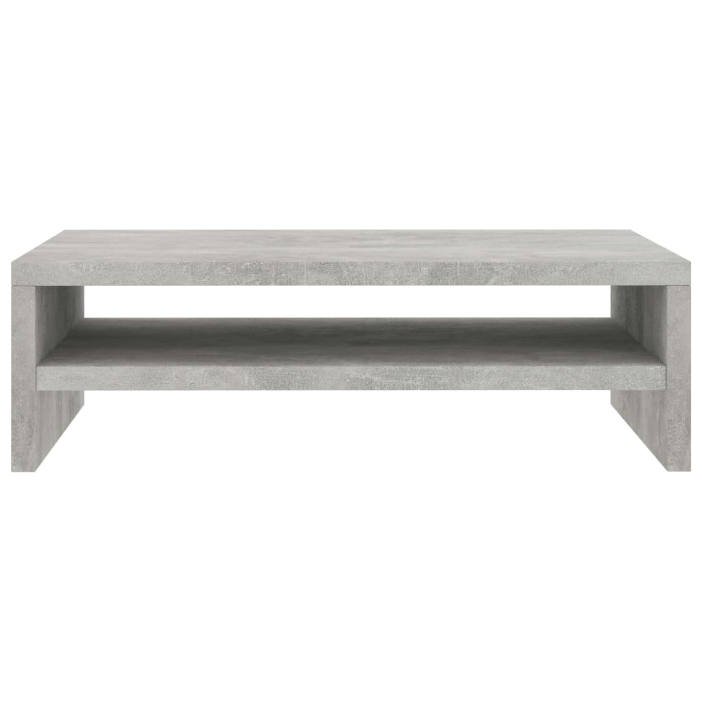Betonszürke forgácslap monitorállvány 42 x 24 x 13 cm Betonszürke forgácslap monitorállvány 42 x 24 x 13 cm