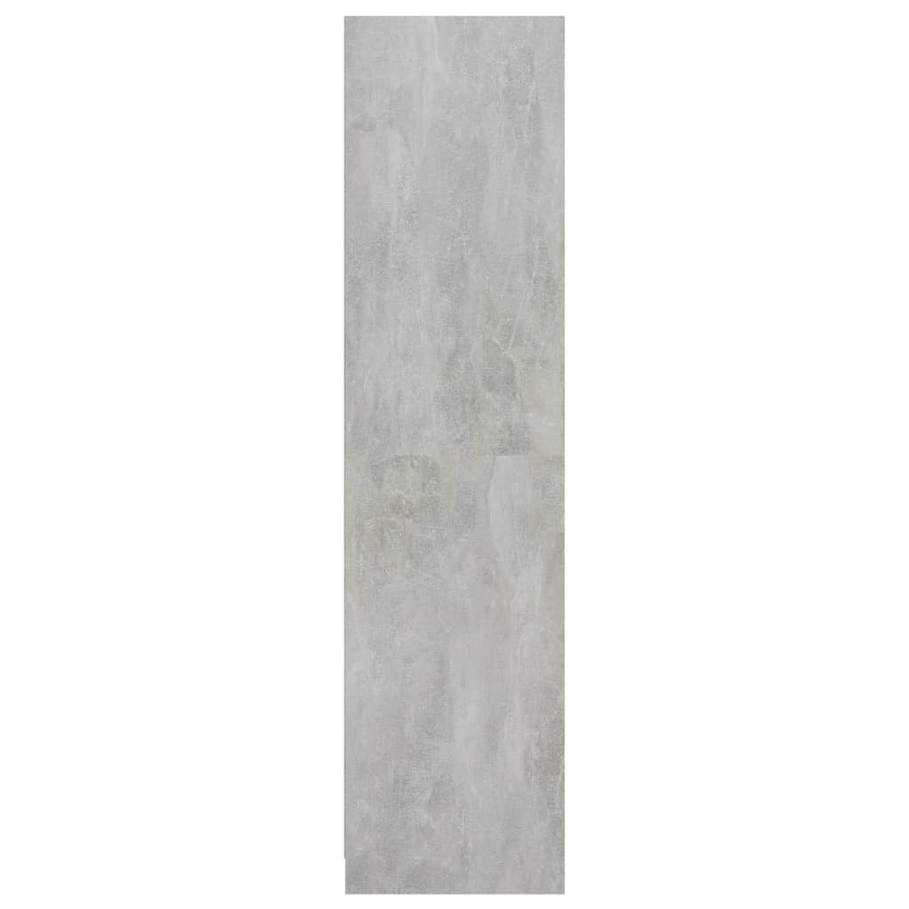 Betonszürke forgácslap ruhásszekrény 50 x 50 x 200 cm Betonszürke forgácslap ruhásszekrény 50 x 50 x 200 cm