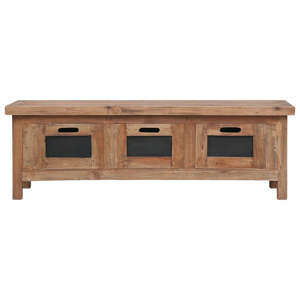 Tömör mahagóni tv-szekrény 3 fiókkal 120 x 30 x 40 cm Tömör mahagóni tv-szekrény 3 fiókkal 120 x 30 x 40 cm
