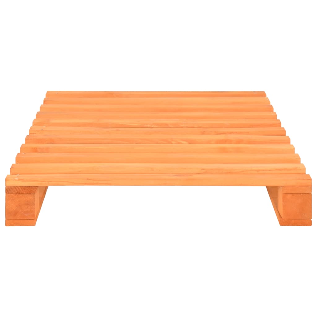 Barna tömör fenyőfa raklap ágykeret 100 x 200 cm Barna tömör fenyőfa raklap ágykeret 100 x 200 cm