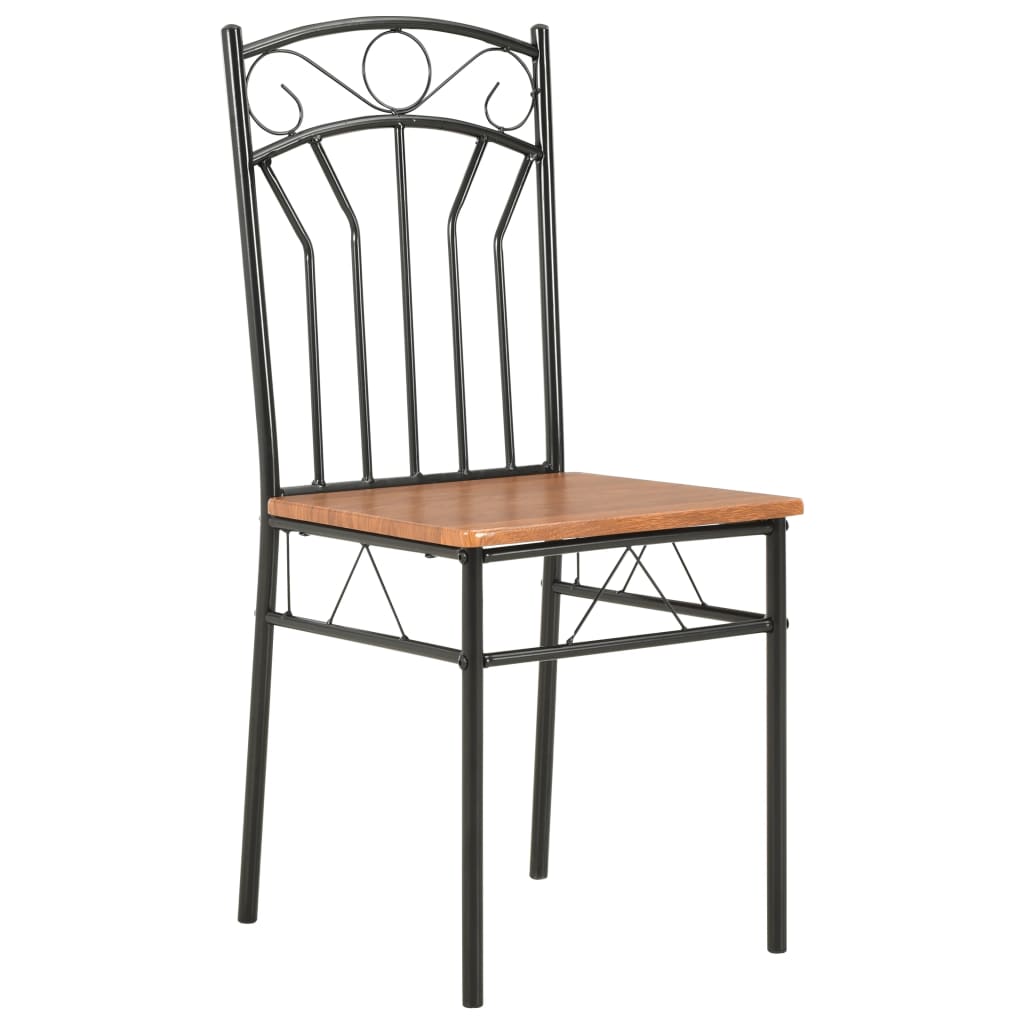2 db barna mdf étkezőszék 2 db barna mdf étkezőszék