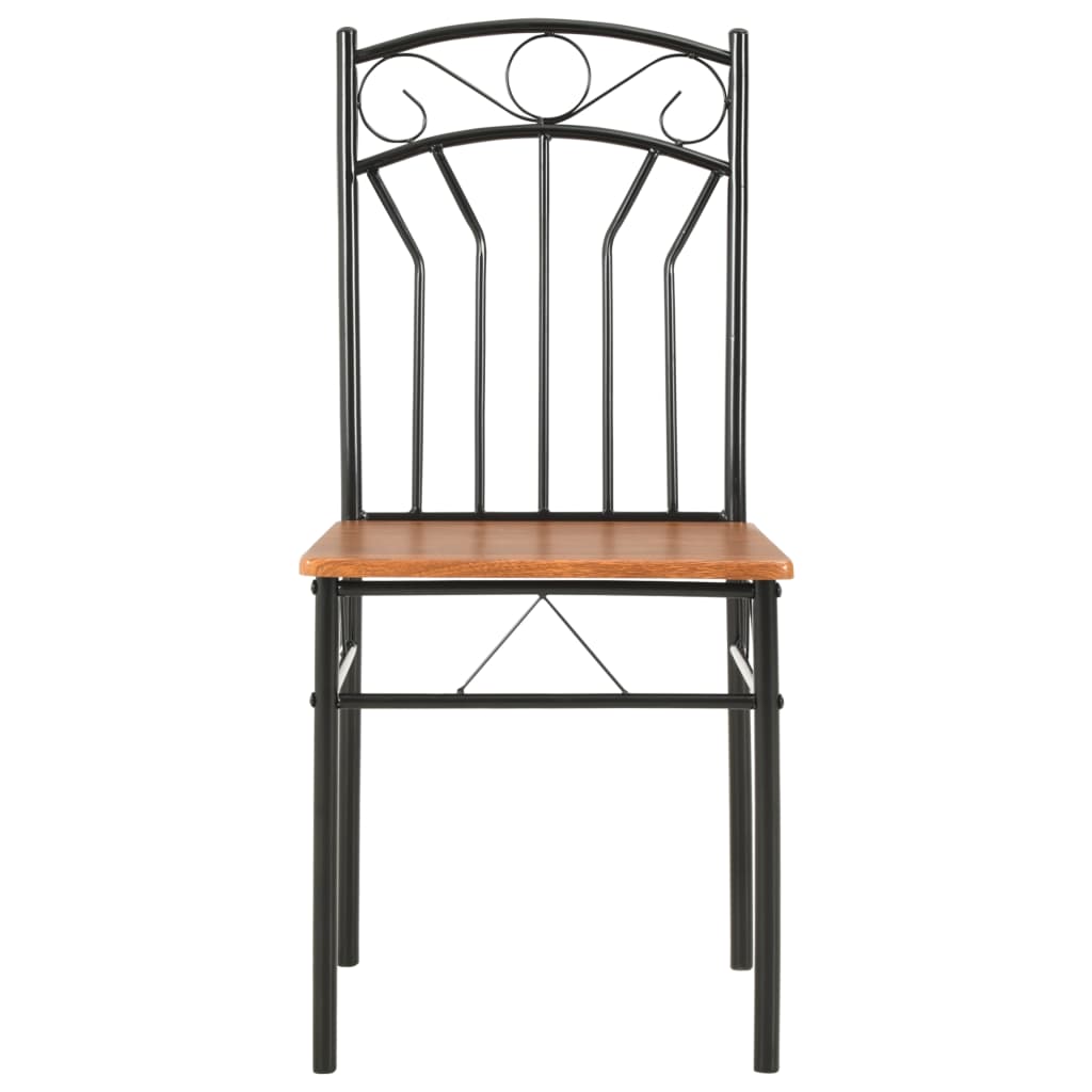 2 db barna mdf étkezőszék 2 db barna mdf étkezőszék