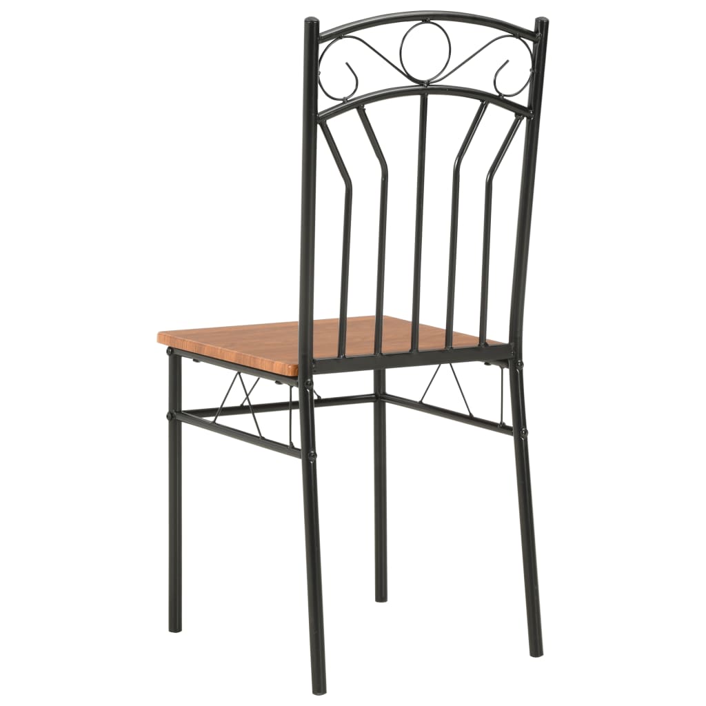 2 db barna mdf étkezőszék 2 db barna mdf étkezőszék