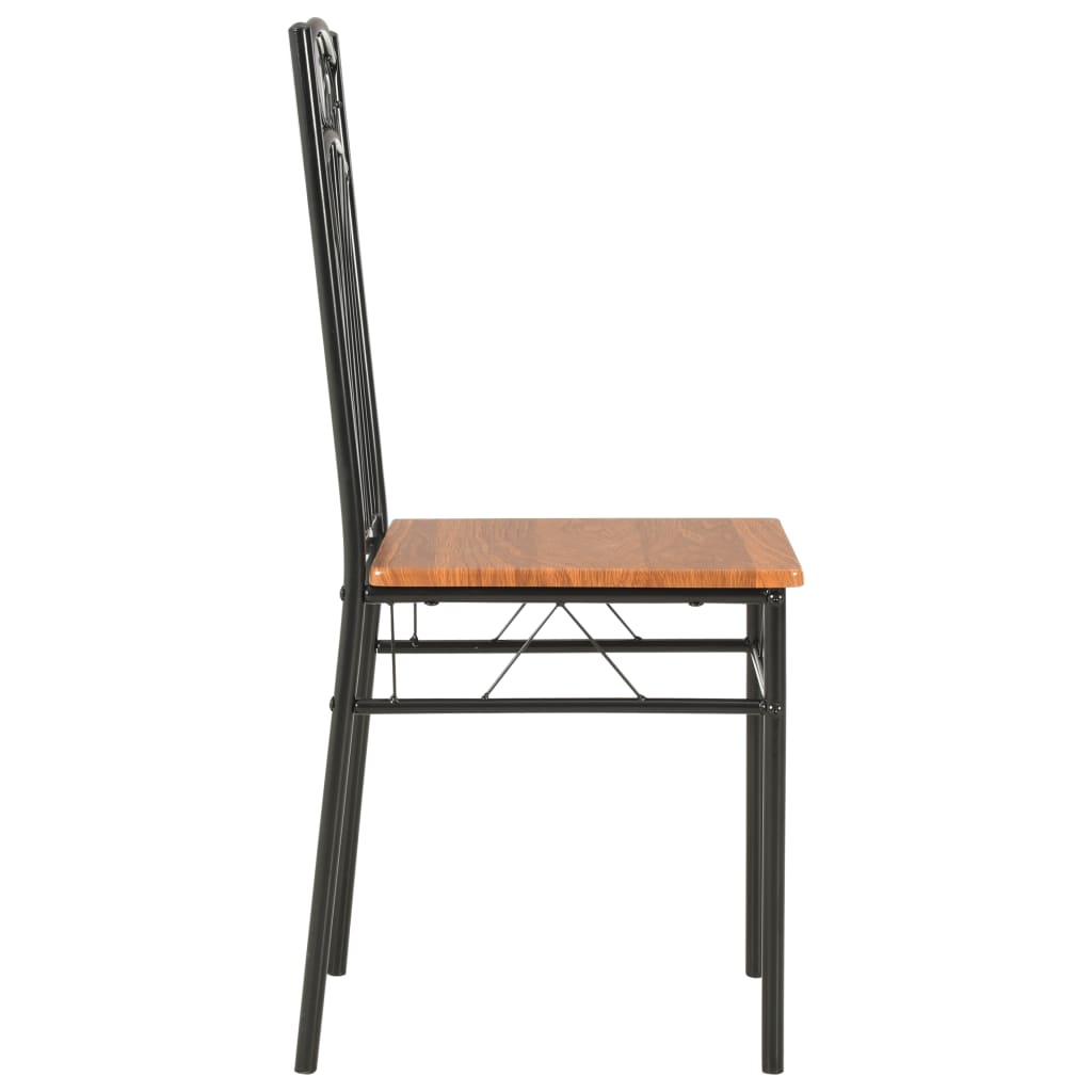 2 db barna mdf étkezőszék 2 db barna mdf étkezőszék