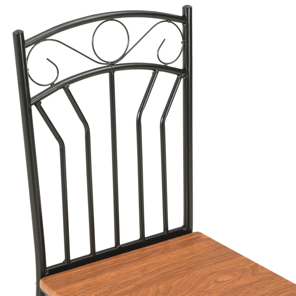 2 db barna mdf étkezőszék 2 db barna mdf étkezőszék
